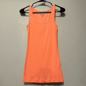 Old Navy Perfect Tank Top Neon Orange Size Medium